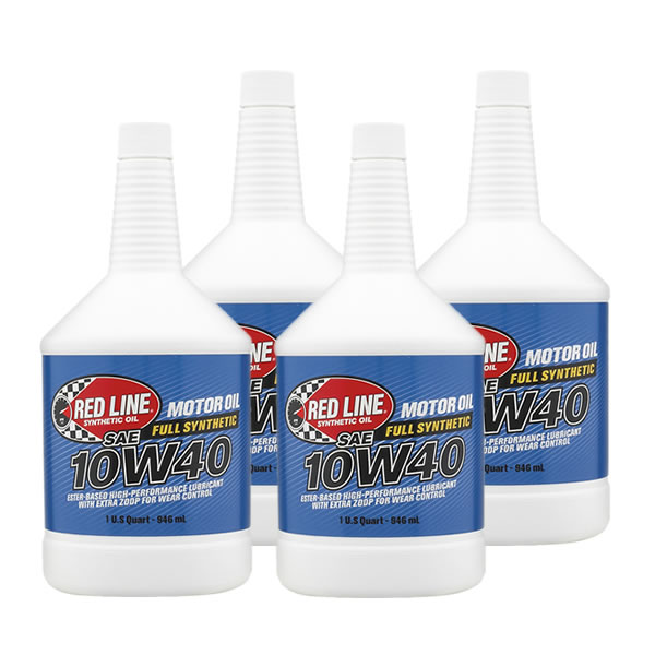 Red Line 10W40 High Performance Engine Oil - Car Service Packs