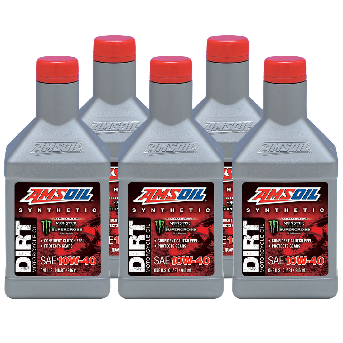 Amsoil 10W40 Fully Synthetic Dirt Bike Oil- Car Service Packs