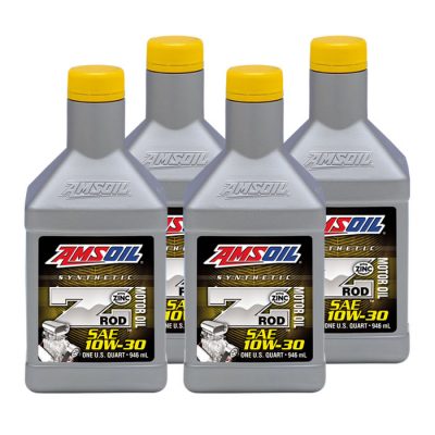 Amsoil Z-ROD High Zinc 10w30 Fully Synthetic Engine Oil - Car Service Packs