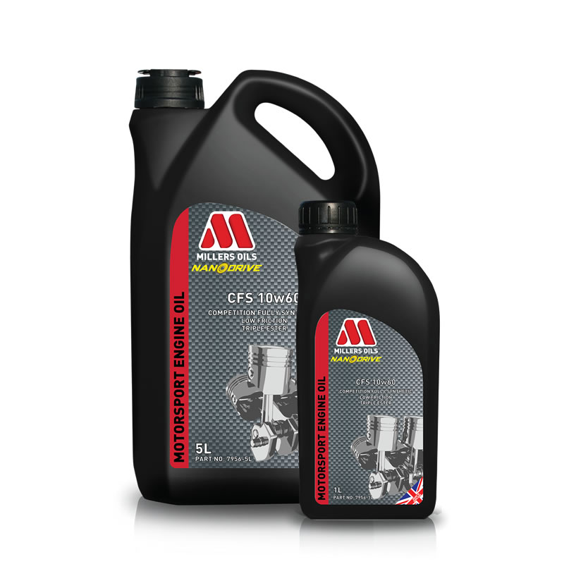 Millers NanoDrive CFS 10W60 Fully Synthetic Engine Oil - Car Service Packs