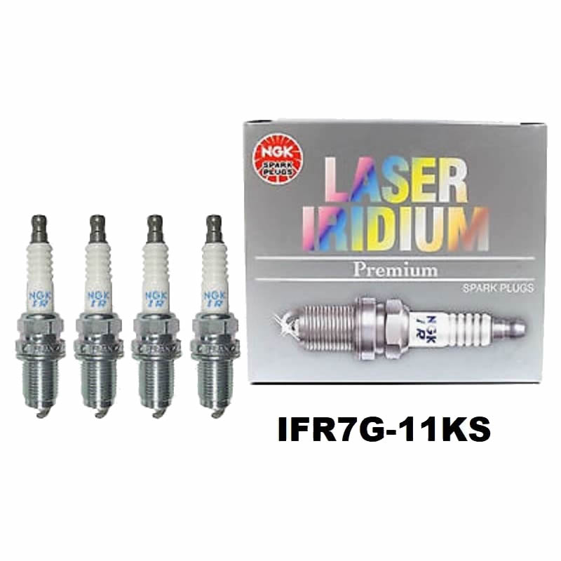 NGK IFR7G-11KS (7746) Spark Plugs - Set of 4