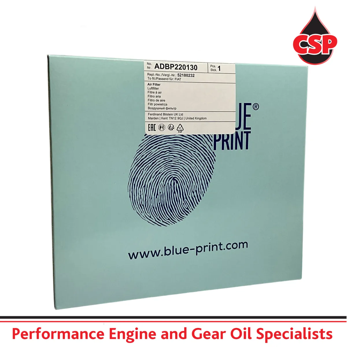 Blue Print Air Filter ADBP220130 – Fiat Ducato